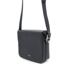 将图像加载到图库查看器中，Dior CDMetal Shoulder Bag Navy Leather
