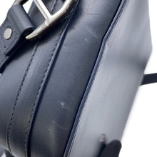 将图像加载到图库查看器中，Dior CDMetal Shoulder Bag Navy Leather
