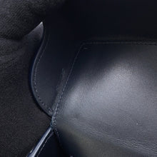 将图像加载到图库查看器中，Dior CDMetal Shoulder Bag Navy Leather
