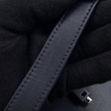 将图像加载到图库查看器中，Dior CDMetal Shoulder Bag Navy Leather
