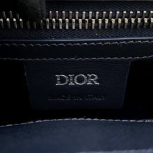 将图像加载到图库查看器中，Dior CDMetal Shoulder Bag Navy Leather
