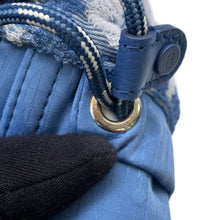 将图像加载到图库查看器中，Dior Oblique Reversible Tote Bag Light Blue Canvas Pile
