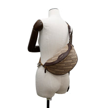 Load image into Gallery viewer, BALENCIAGA Souvenir Crossbody Bag Beige/Brown551550 Canvas Leather Size XS
