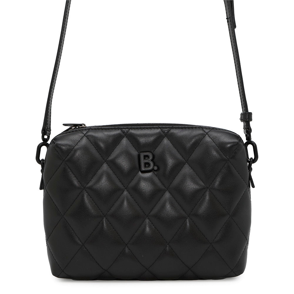 BALENCIAGA B logo camera bag Black600325 Leather