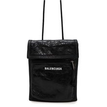 将图像加载到图库查看器中，BALENCIAGA Explorer ShoulderPouch Black532298 Leather

