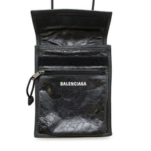 将图像加载到图库查看器中，BALENCIAGA Explorer ShoulderPouch Black532298 Leather
