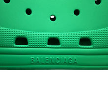 将图像加载到图库查看器中，BALENCIAGA Crocs Tote Bag Green702266 Rubber
