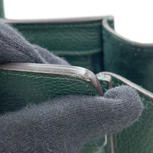 Load image into Gallery viewer, CELINE Luggage shopper Dark Green189793 Leather Size micro
