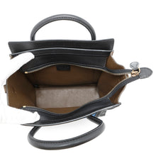 将图像加载到图库查看器中，CELINE Luggage shopper Blue/Beige/Black168243 Suede leather Size Nano
