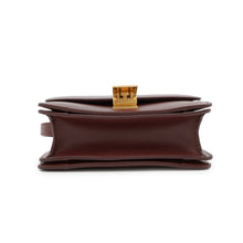 将图像加载到图库查看器中，CELINE Classic Box Shoulder Bag Bordeaux189183 Leather Size Small
