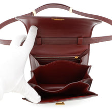 将图像加载到图库查看器中，CELINE Classic Box Shoulder Bag Bordeaux189183 Leather Size Small
