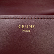 将图像加载到图库查看器中，CELINE Classic Box Shoulder Bag Bordeaux189183 Leather Size Small
