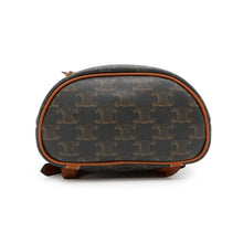 Load image into Gallery viewer, CELINE Triomphe Falco Mini Backpack Tan197662 PVC Calf Leather
