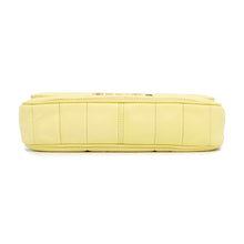 将图像加载到图库查看器中，CELINE Mono Chrome Chain Shoulder Bag Yellow111273 Leather
