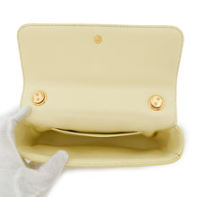 将图像加载到图库查看器中，CELINE Mono Chrome Chain Shoulder Bag Yellow111273 Leather
