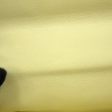 将图像加载到图库查看器中，CELINE Mono Chrome Chain Shoulder Bag Yellow111273 Leather
