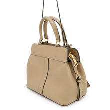 Load image into Gallery viewer, CELINE Cabas de France 2-Way Handbag Beige191963 Leather Size Small
