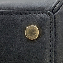 Load image into Gallery viewer, CELINE 16 SEISE 2WAY Handbag Black188003 Calf Leather Size Small
