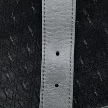将图像加载到图库查看器中，SAINT LAURENT PARIS logo messenger bag Black688253 Velvet Leather
