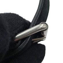 将图像加载到图库查看器中，SAINT LAURENT PARIS logo messenger bag Black688253 Velvet Leather
