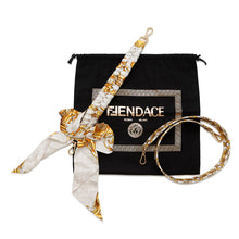 Load image into Gallery viewer, FENDI Fendace Mamma Bucket Ivory/Yellow8BR600 Nylon
