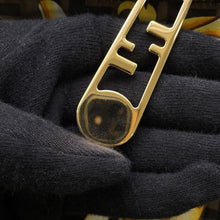 将图像加载到图库查看器中，FENDI Fendace Zucca Backpack Black/Yellow7VZ066 Nylon
