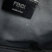 将图像加载到图库查看器中，FENDI Logo Crossbody Bag Black7VA562 Leather
