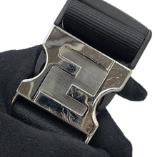 将图像加载到图库查看器中，FENDI Logo Crossbody Bag Black7VA562 Leather

