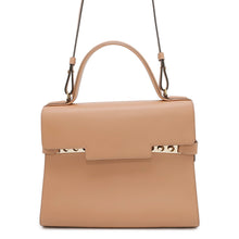 Load image into Gallery viewer, Delvaux Tempe 2WAY Handbag Beige Leather Size MM
