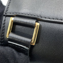Load image into Gallery viewer, Gianni Versace Medusa Studded Shoulder Bag Black Leather
