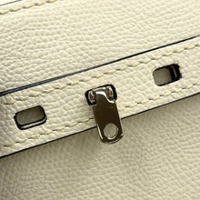 Load image into Gallery viewer, Valextra Valextra Slim B Traccolina Shoulder Bag WhiteWBBR0061028LOCNTWW Soft Calf Leather
