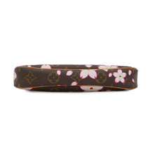 将图像加载到图库查看器中，LOUIS VUITTON Pochette Accessoires Brown/PinkM92006 Monogram Cherry Blossom
