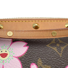 将图像加载到图库查看器中，LOUIS VUITTON Pochette Accessoires Brown/PinkM92006 Monogram Cherry Blossom
