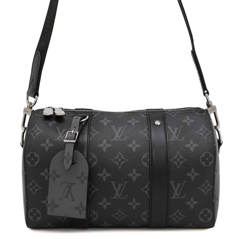 LOUIS VUITTON City・Keepall NoirM45936 Monogram Eclipse Monogram Eclipse Reverse