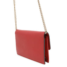Load image into Gallery viewer, GUCCI Interlocking G Chain Wallet Red510314 Leather
