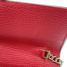Load image into Gallery viewer, GUCCI Interlocking G Chain Wallet Red510314 Leather
