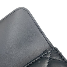 Load image into Gallery viewer, CHANEL Matelasse Pearl Chain Wallet BlackAP1839 Lambskin

