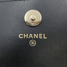 Load image into Gallery viewer, CHANEL Matelasse Pearl Chain Wallet BlackAP1839 Lambskin
