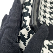 Load image into Gallery viewer, BALENCIAGA Navy Kabas White/Black339933 Canvas Leather Size S
