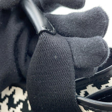 Load image into Gallery viewer, BALENCIAGA Navy Kabas White/Black339933 Canvas Leather Size S
