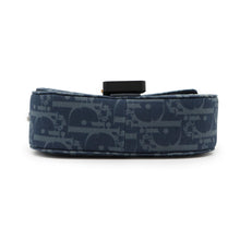 Load image into Gallery viewer, Dior Oblique Dior Tears Saddle Messenger Bag Blue/Navy2ADCA435DDO Canvas Leather Size Mini
