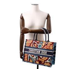 Load image into Gallery viewer, Dior Book Tote Embroidery Multicolor Canvas
