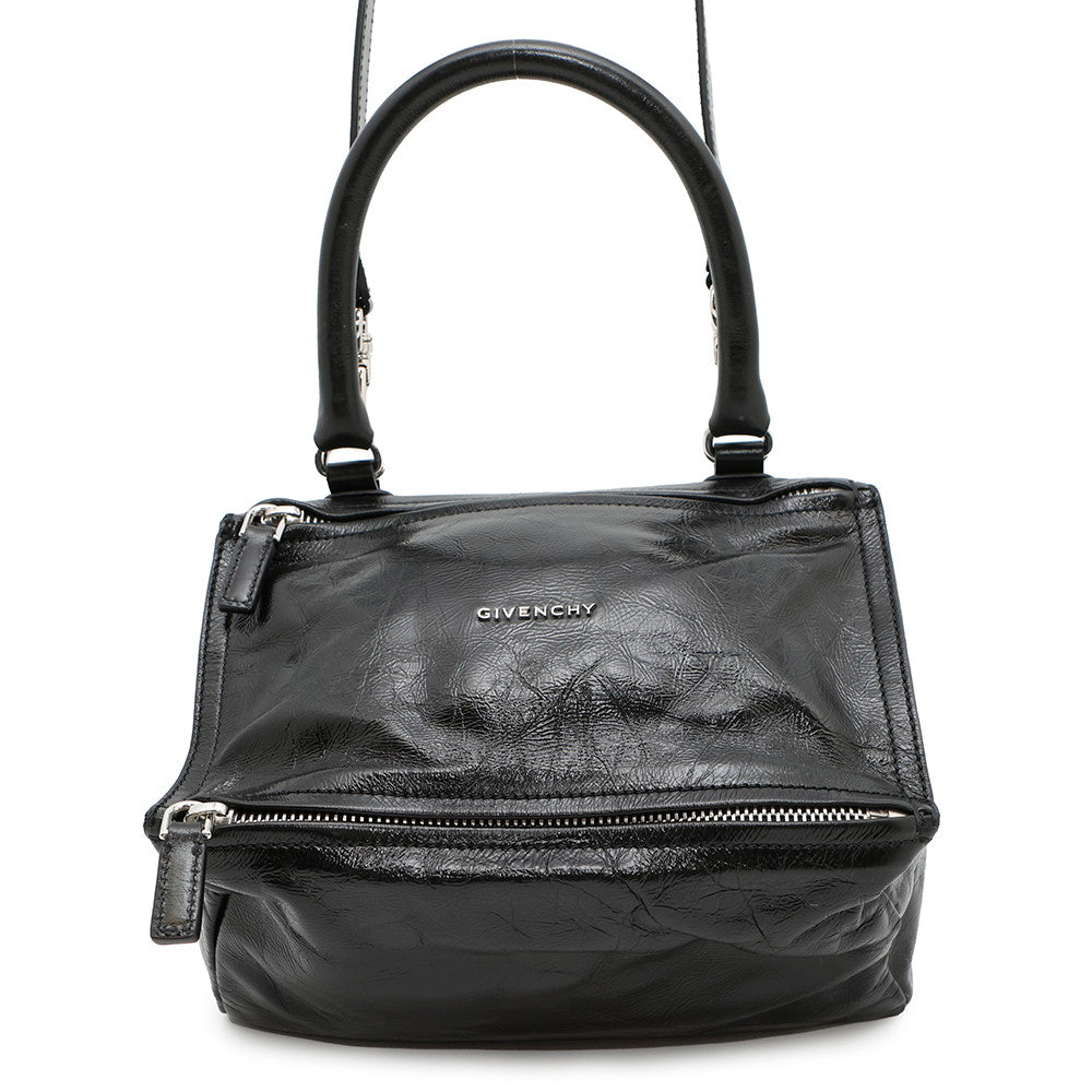 Givenchy Pandora 2-Way Bag Black Leather