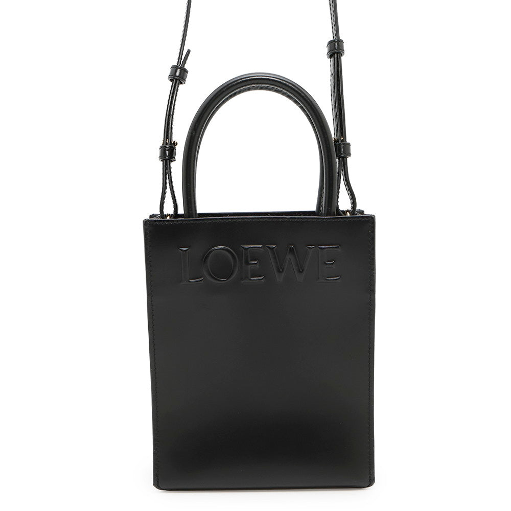 LOEWE Standard A5 tote BlackA933S30X01 Leather