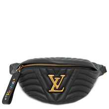 Load image into Gallery viewer, LOUIS VUITTON New Wave Bumbag NoirM53750 Calf Leather
