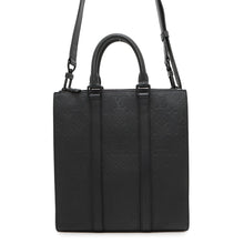 将图像加载到图库查看器中，LOUIS VUITTON Sac Plat BlackM59960 Monogram・Taurillon
