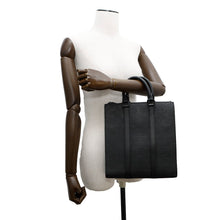 将图像加载到图库查看器中，LOUIS VUITTON Sac Plat BlackM59960 Monogram・Taurillon
