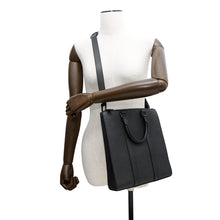 将图像加载到图库查看器中，LOUIS VUITTON Sac Plat BlackM59960 Monogram・Taurillon
