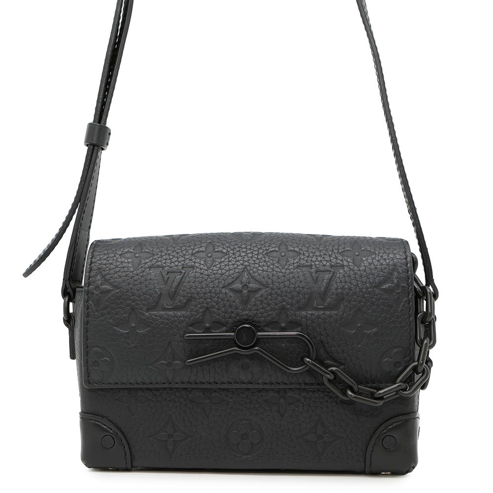 LOUIS VUITTON Steamer Wearable Wallet NoirM81746 Monogram・Taurillon
