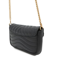 Load image into Gallery viewer, LOUIS VUITTON New Wave Pochette Chain NoirM63929 Calf Leather
